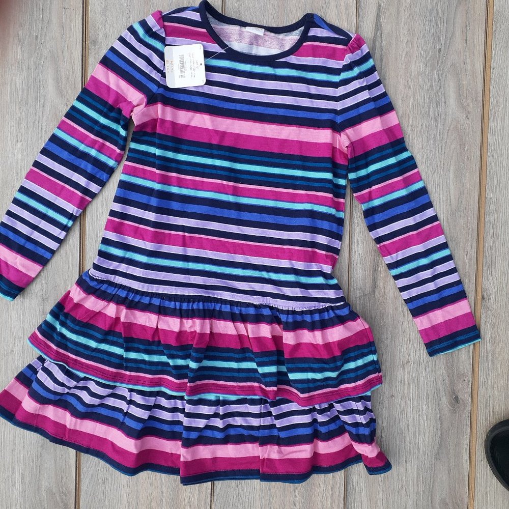 Gymboree Girl's Dress Stripe NWT M 7 - 8